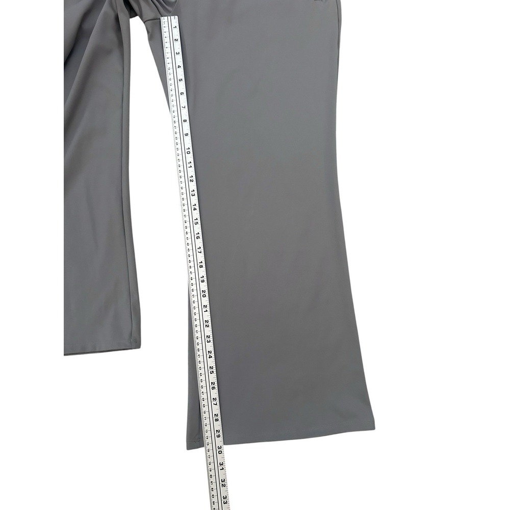 Halara Flex DayStretch High Waisted Flare Pants Zip Pockets Women's 1X Plus Gray - Picture 7 of 14